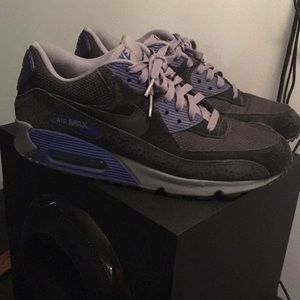 Nike Air Max Black, Grey and Indigo